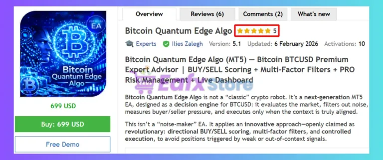 Bitcoin Quantum Edge Algo MT5 Review