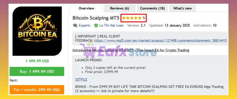 Bitcoin Scalping MT5 Reviews