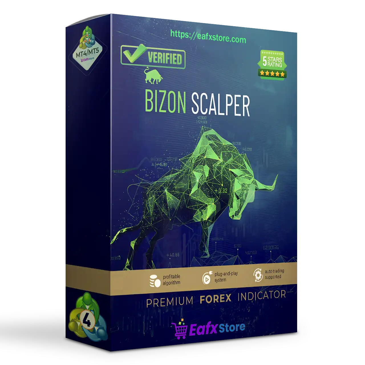 Bizon Scalper Indicator & Manager MT4 (Platform build 1420+)