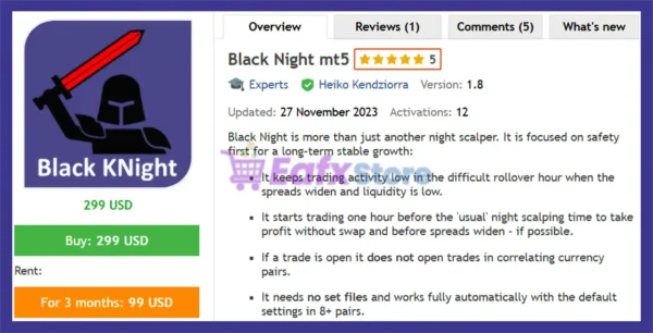 Black Night mt5 Review