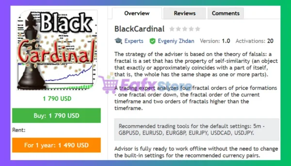 BlackCardinal EA MT4 Review