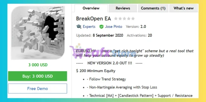BreakOpen EA Review