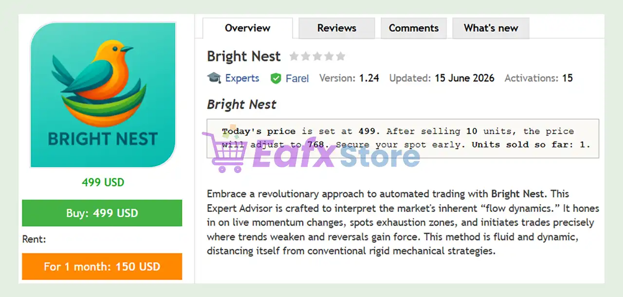 Bright Nest EA MT5 (Latest version) – GroupBuy 2 Bright Nest EA MT5 Review