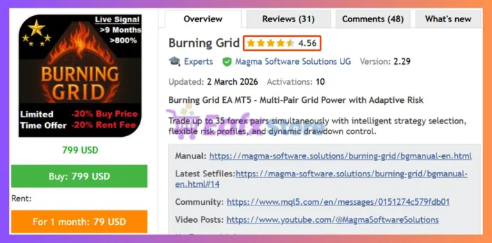 Burning Grid MT5 Review