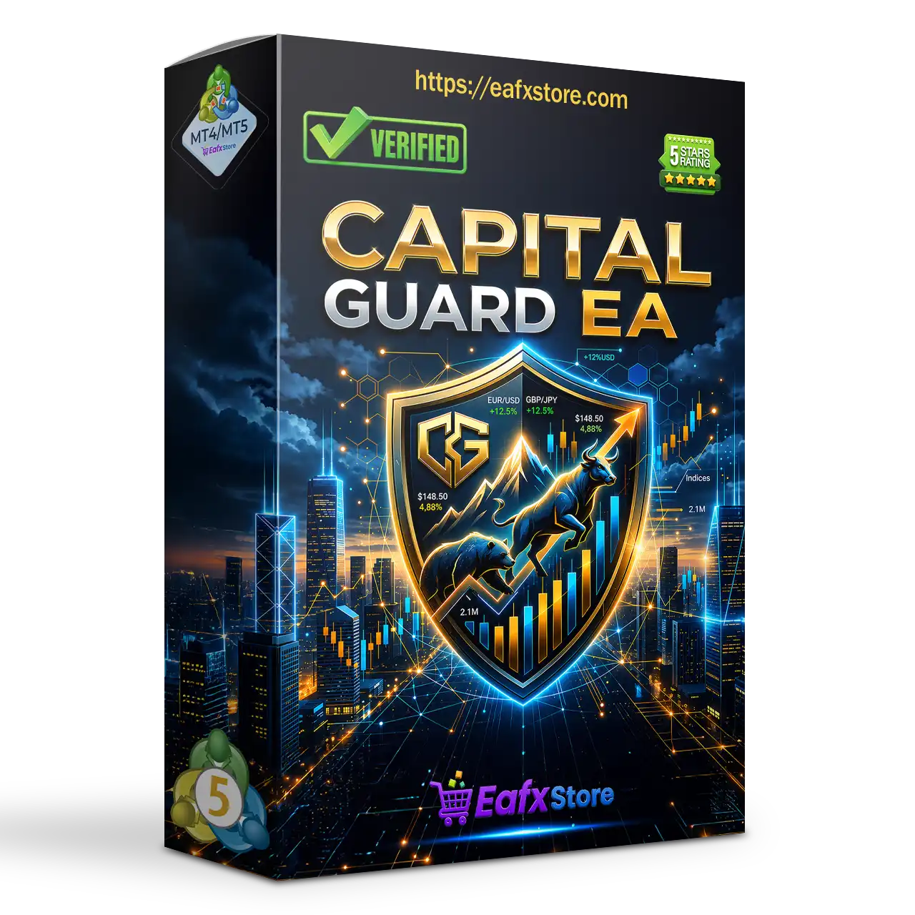 Capital Guard EA MT5 with SetFiles (Unlimited)