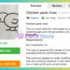 Chicken peck rices EA Review