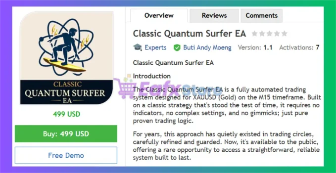 Classic Quantum Surfer EA MT5 Overview