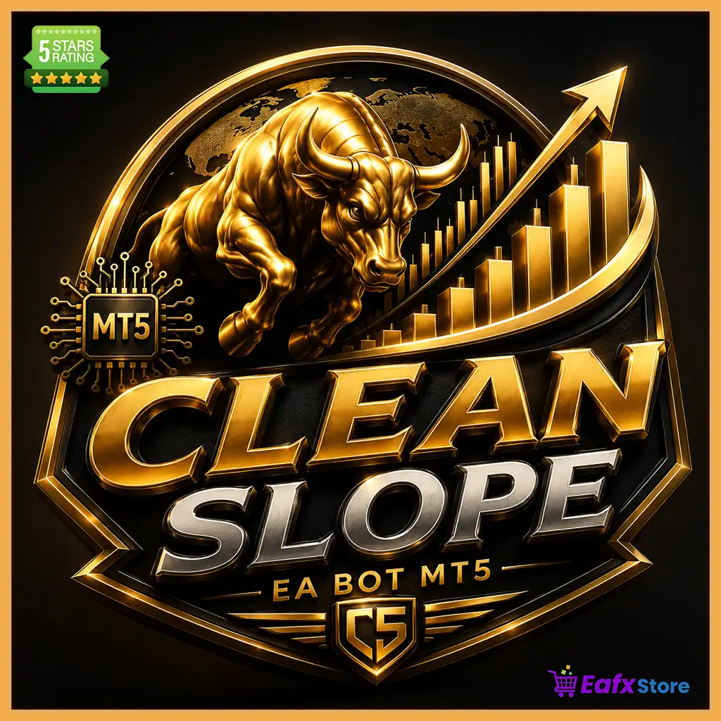 Clean Slope Automated Gold Trend Bot MT5 (Latest version) – GroupBuy