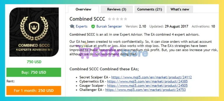 Combined SCCC EA MT4 Review