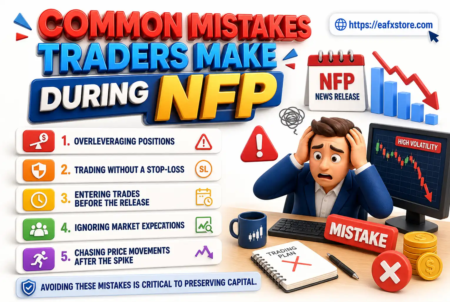 Common Mistakes Traders Make During NFP