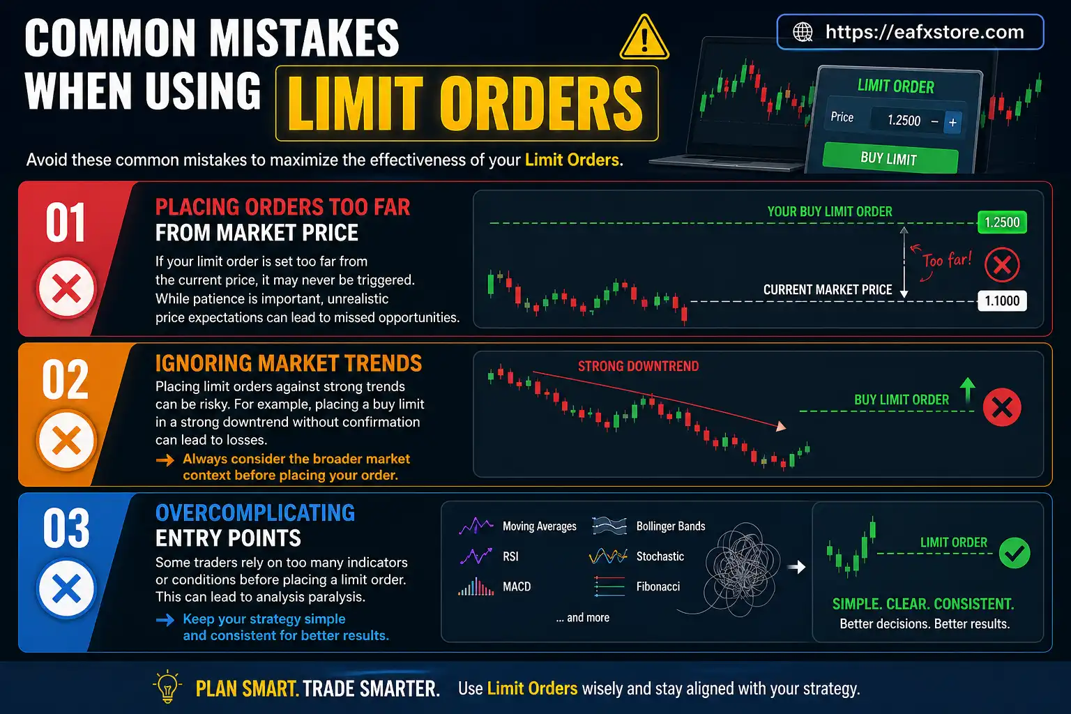 Common Mistakes When Using Limit Orders
