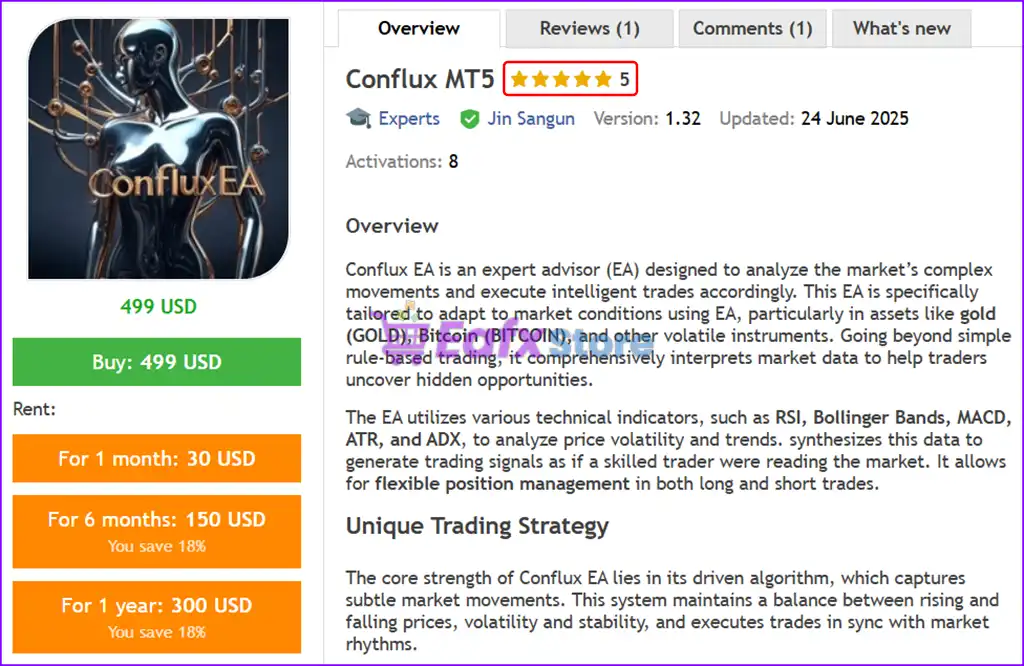 Conflux MT5 (Latest original version) – GroupBuy 2 Conflux MT5 Overview