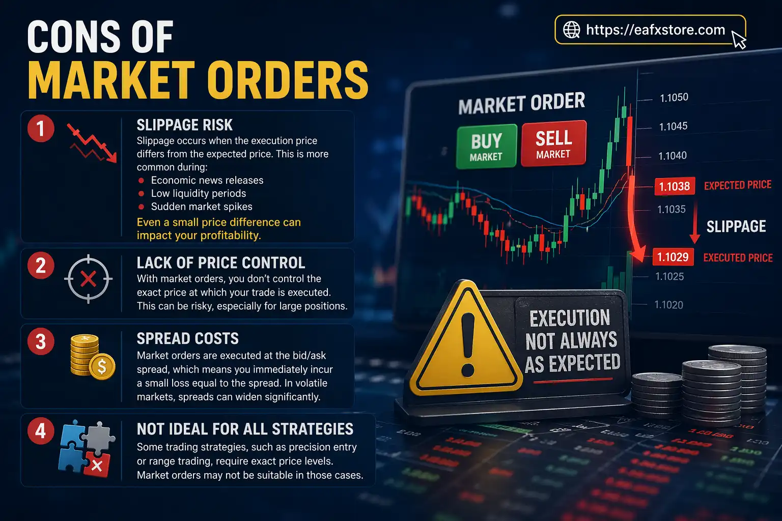 Cons of Market Orders