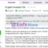 Crypto Investor EA Overview