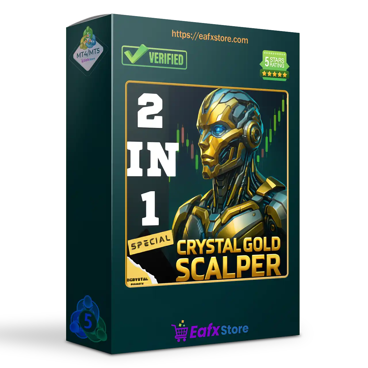 Crystal Gold Scalper AI Neural Recovery System MT5 (Latest version) – GroupBuy