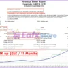 Cuantastic Gold EA Backtest Trading Results