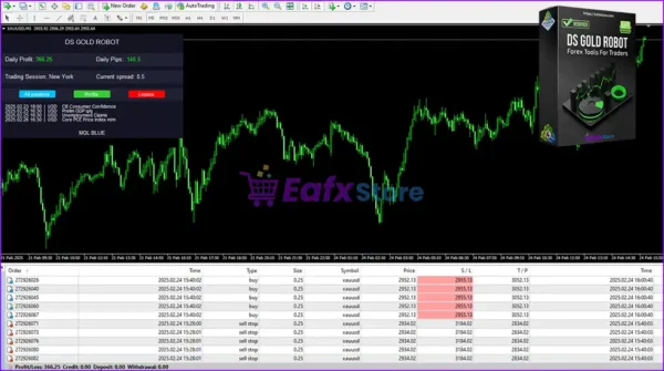 DS Gold Robot MT4 Live Trading Results