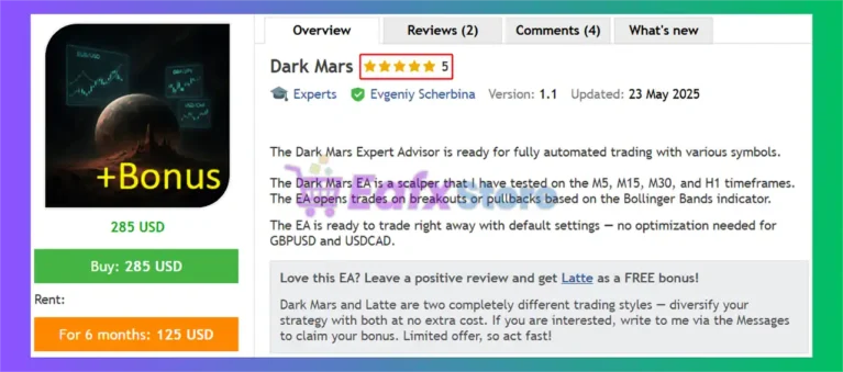 Dark Mars EA Overview