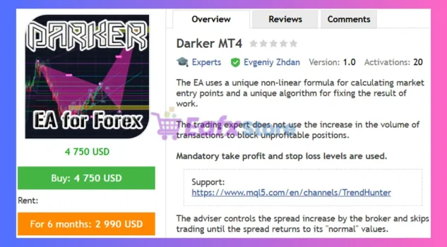 Darker MT4 Review