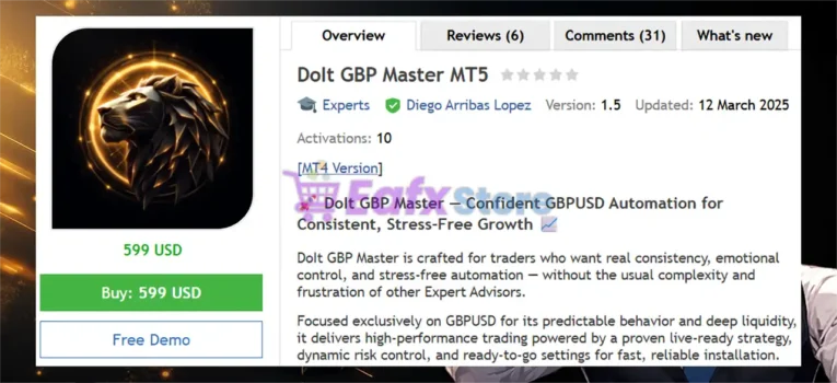 DoIt GBP Master MT5 Overview