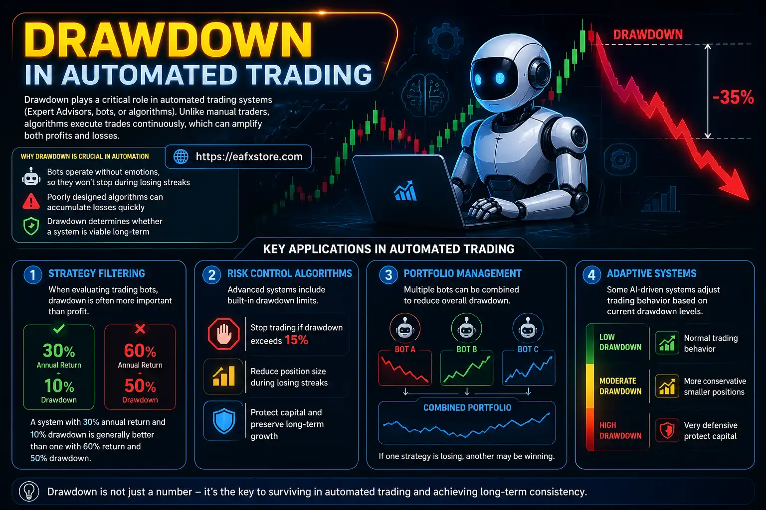 Drawdown in Automated Trading