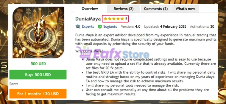 DuniaMaya EA Overview