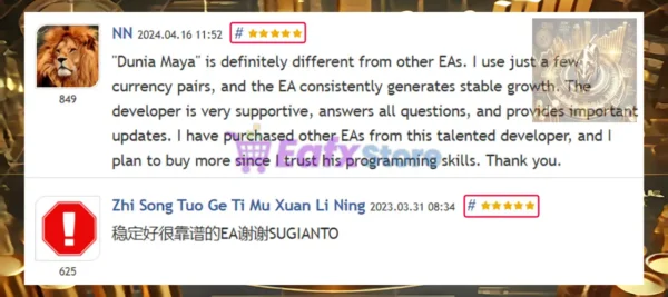 DuniaMaya EA is rated 5 stars by users