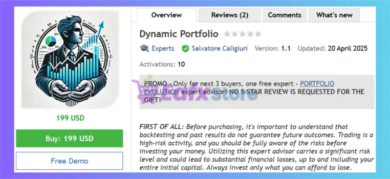 Dynamic Portfolio EA MT5 Overview
