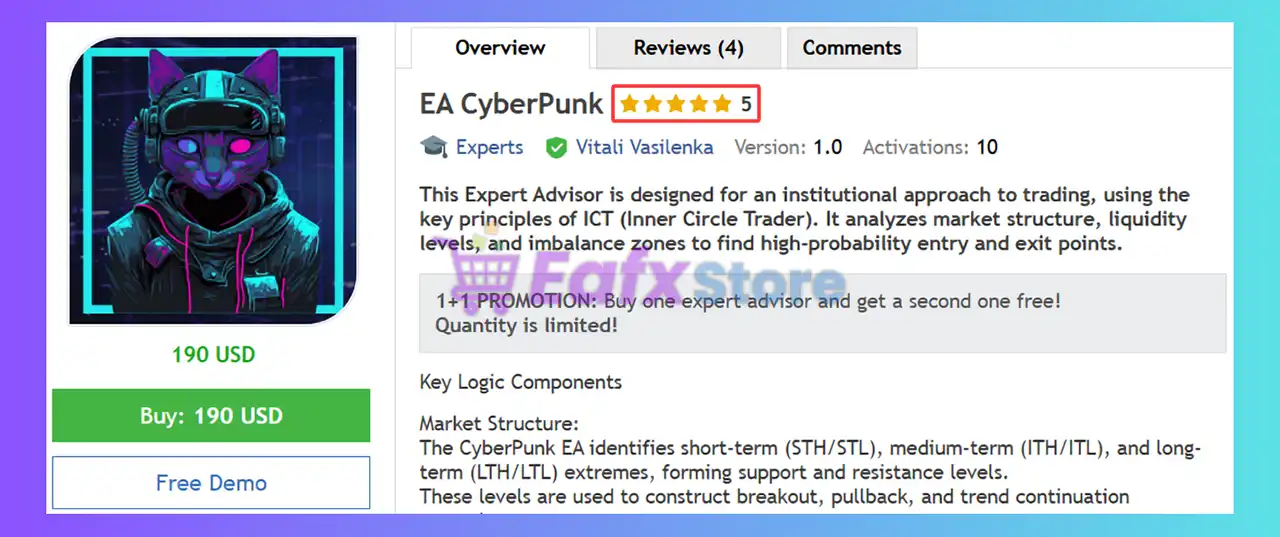 EA CyberPunk MT5 (Latest version) – GroupBuy 2 EA CyberPunk MT5 Review