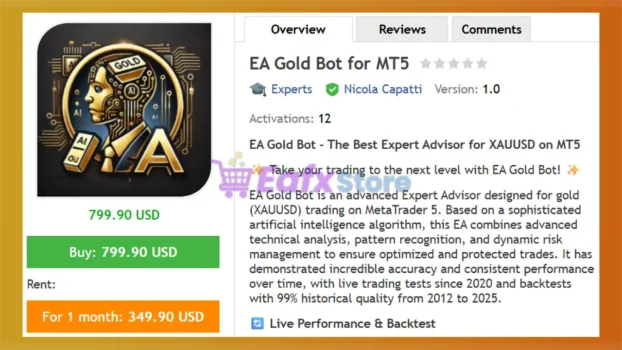 EA Gold Bot for MT5 Overview