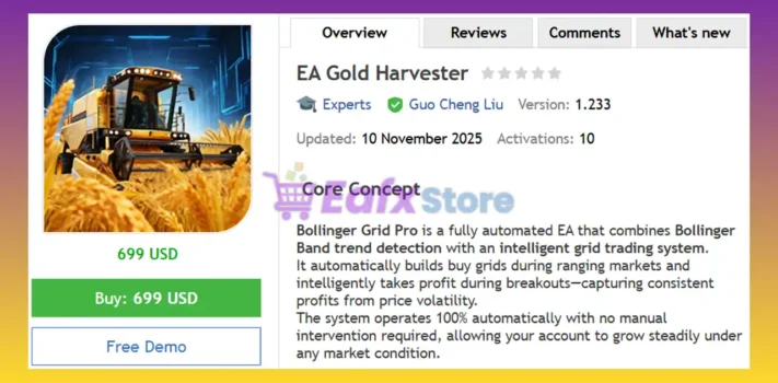 EA Gold Harvester MT5 Review