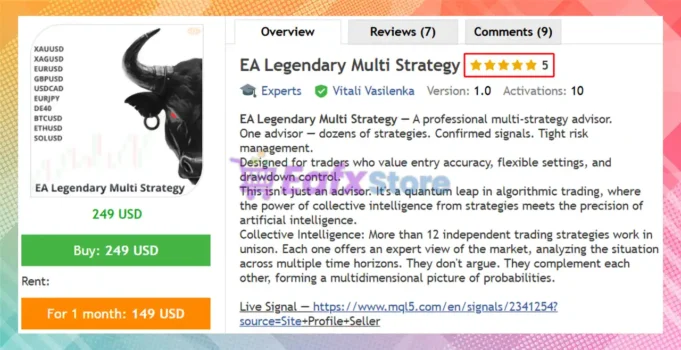 EA Legendary Multi Strategy MT5 Review