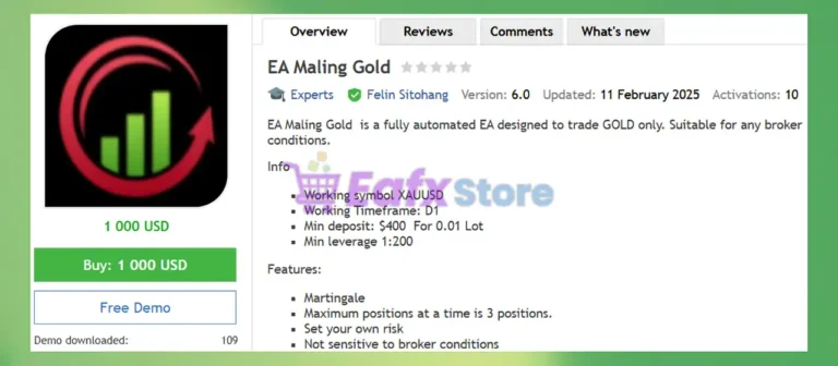EA Maling Gold MT5 Overview