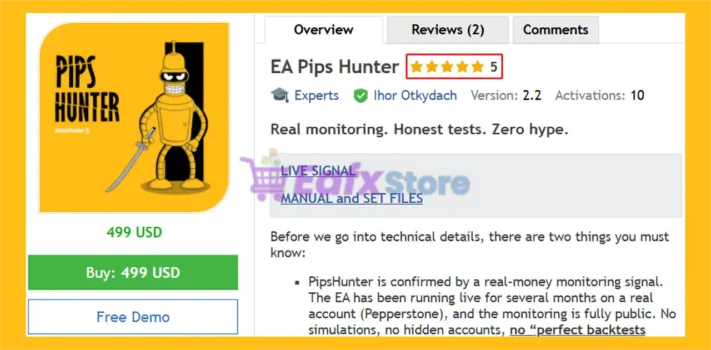 EA Pips Hunter MT5 Review