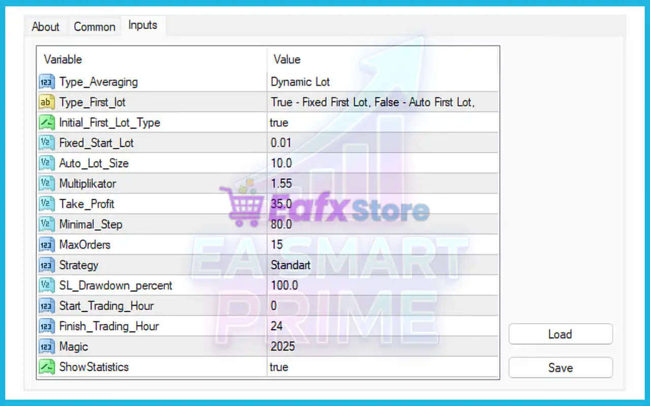 EA Smart Prime MT4 – Detailed Trading Settings Review 3