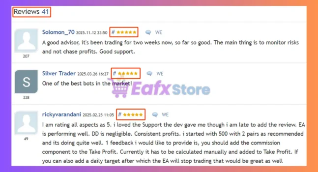 EA Top G MT4 Reviews