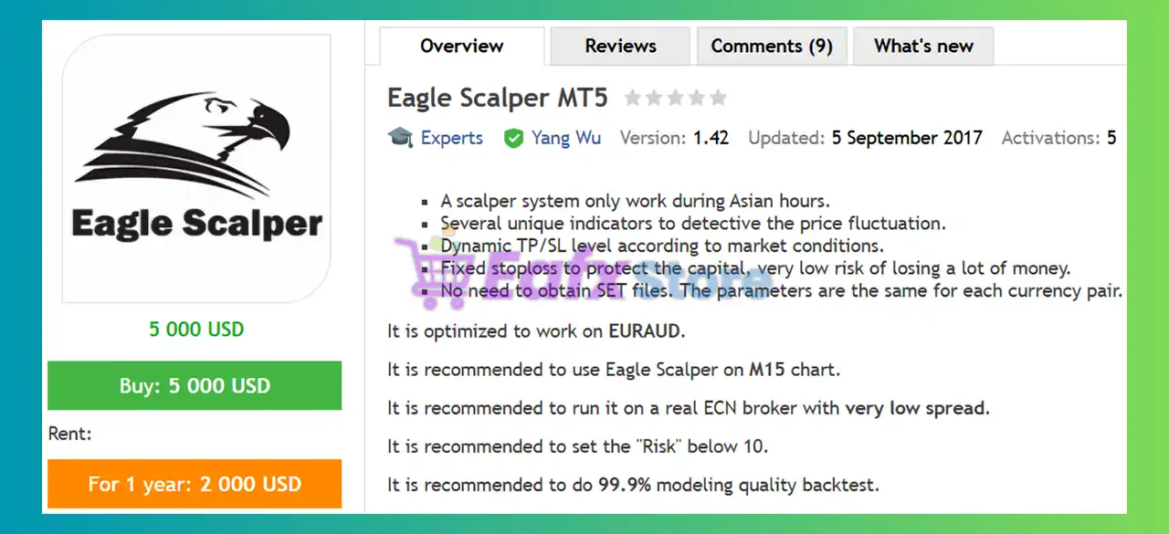 Eagle Scalper MT5 (Latest version) – GroupBuy 2 Eagle Scalper MT5 Review