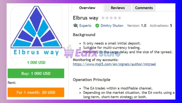 Elbrus way EA MT4 Review