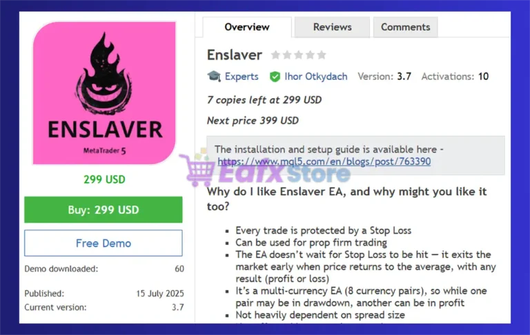 Enslaver EA MT5 Overview