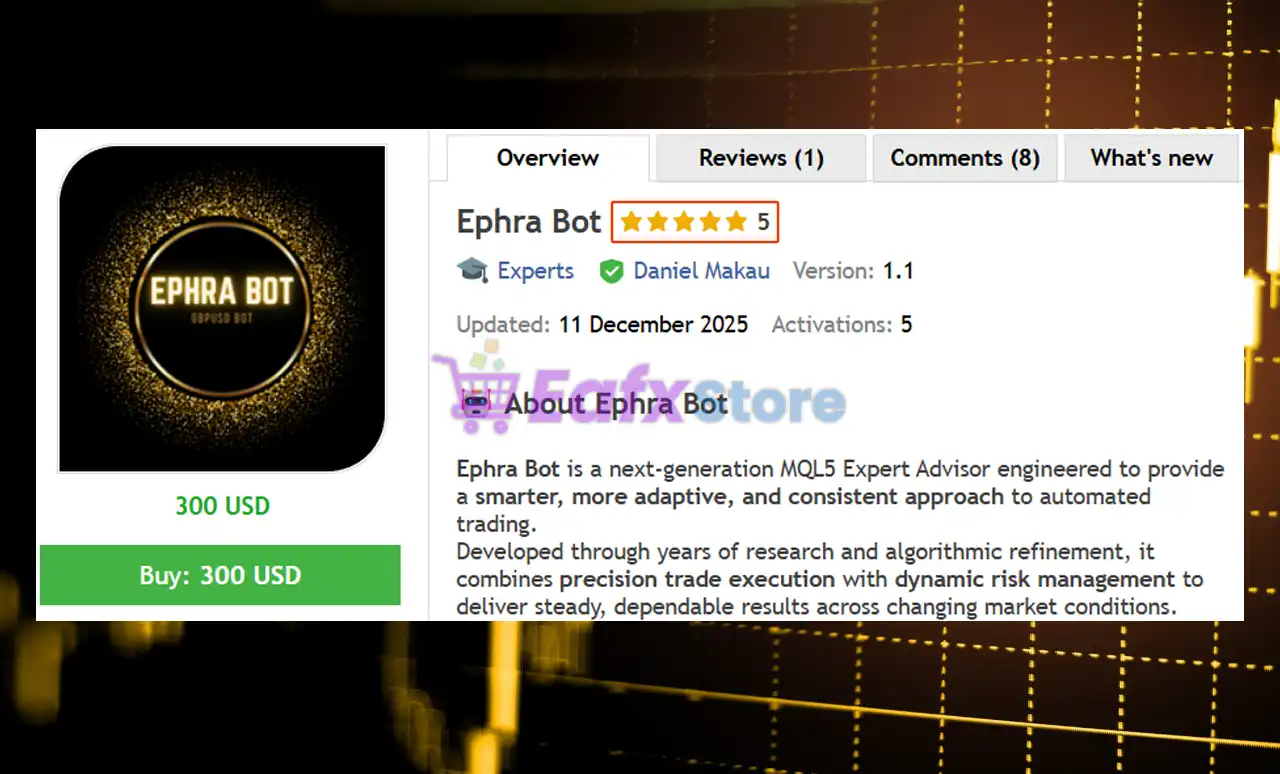Ephra Bot MT5 (Latest version) – GroupBuy 2 Ephra Bot MT5 Review