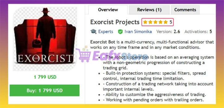 Exorcist Projects EA MT4 Overview
