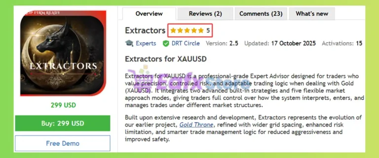 Extractors EA MT5 Review