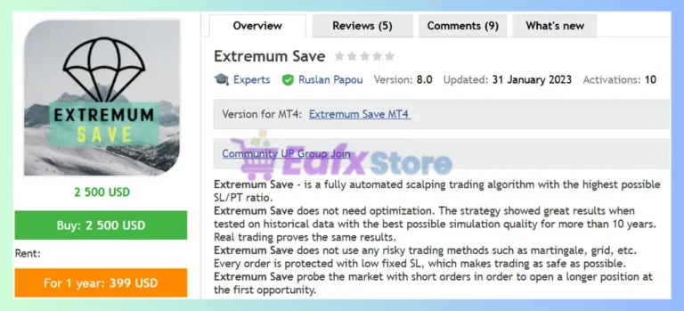 Extremum Save EA MT5 Review