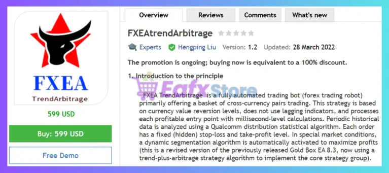 FXEAtrendArbitrage MT4 Review