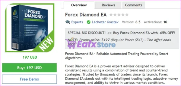 Forex Diamond EA MT4 Overview