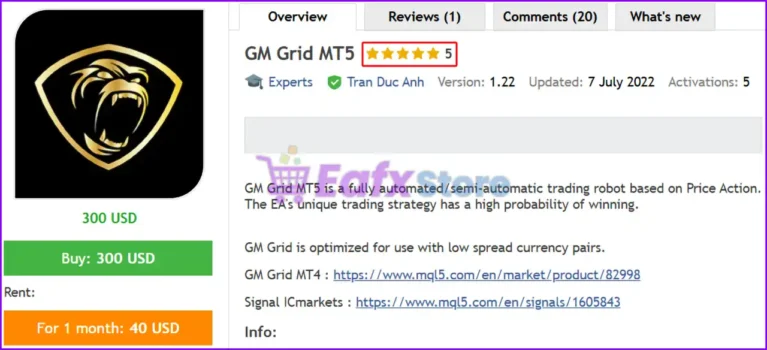 GM Grid MT5 Review