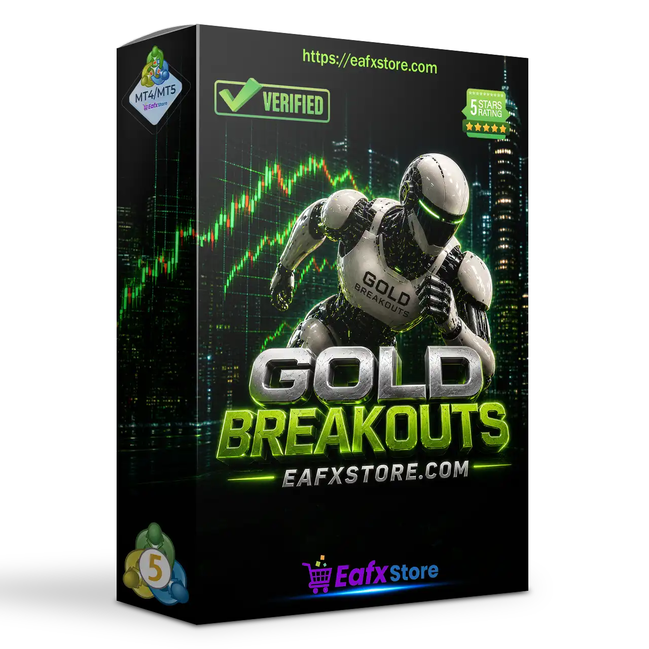 GOLD BREAKOUTS EA MT5 with SetFiles (Unlimited)