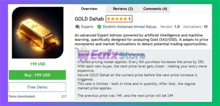 GOLD Dahab EA Review