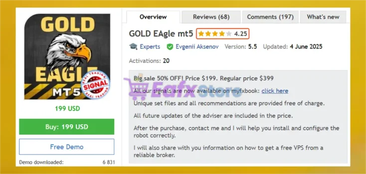 GOLD Eagle MT5 Overview
