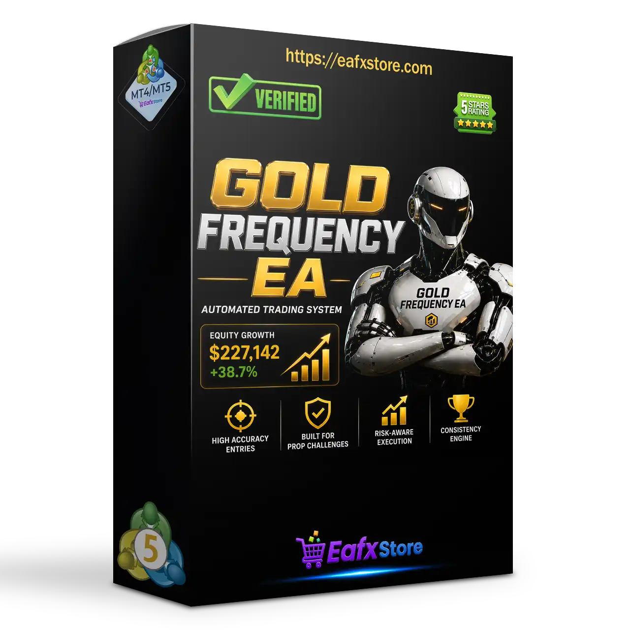 GOLD FREQUENCY EA MT5 with SetFiles (Unlimited)